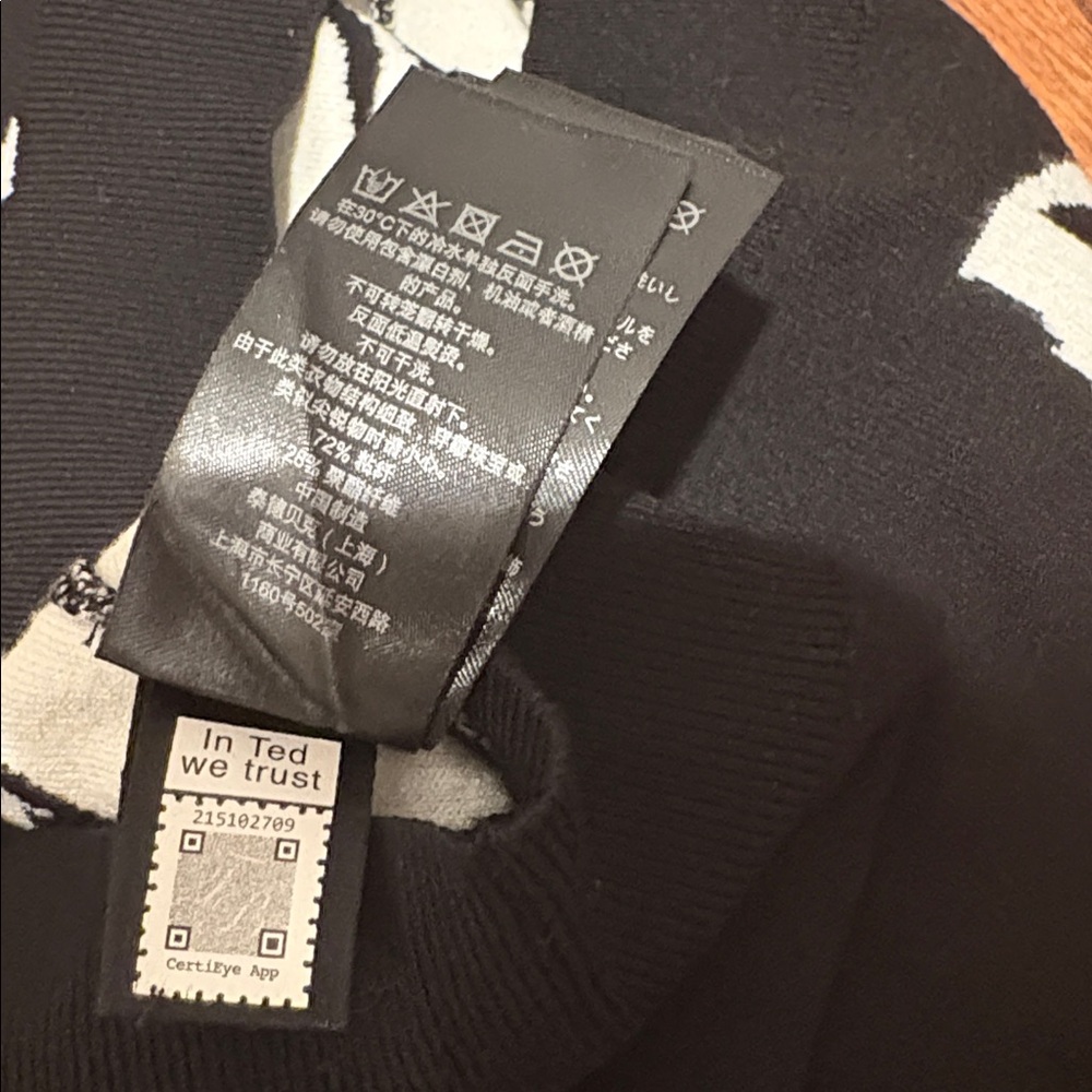 Ted Baker Cropped Jacquard Knit Sweater - Picture 9 of 9